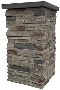  NEXTSTONE Teton Buff: Country Ledgestone Outdoor Decking 30